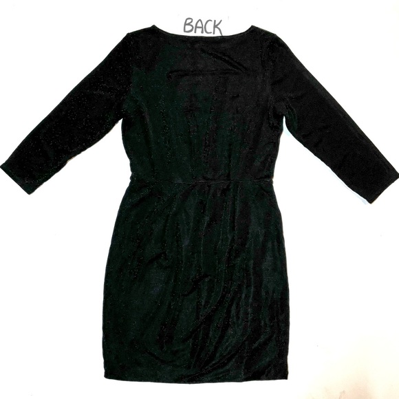 Rachel Roy Black Sparkle Dress M - Picture 8 of 11